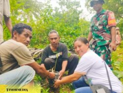 Sambut HPN 2025, Komunitas Wartawan Malaka Adakan Tanam Bambu Di DAS Benenai