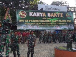 Kodim Belu Gelar Giat Karya Bakti Menyambut HUT Korem Ke – 64