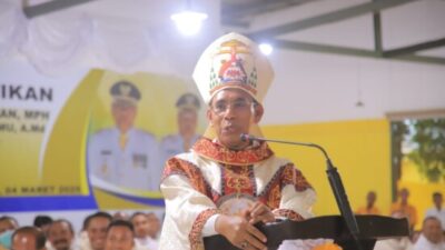 Misa Syukur Pelantikan Bupati dan Wabup Malaka, Uskup Domi: Layanilah Masyarakat dalam Tugas Sekecil Apapun