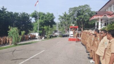 Gelar Apel Perdana, Bupati Malaka Tegaskan ASN sebagai Motor Penggerak Pemerintahan