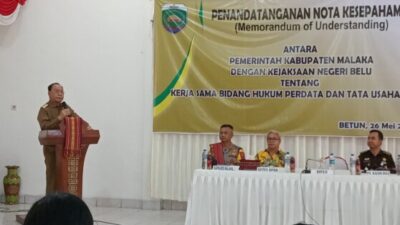 Puluhan Kepala Desa di Malaka Mangkir dari Acara Resmi, Bupati SBS Geram