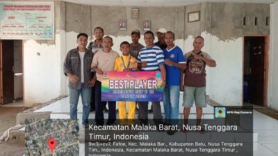 Dukung Program SBS-HMS, Pemdes Fafoe Beri Bingkisan untuk Pemain PS Malaka U 13 Berprestasi