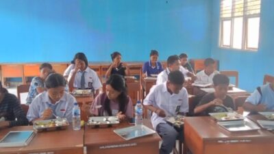 Program Makan Bergizi Gratis Tingkatkan Semangat Belajar 118 Siswa SMA Kristen Maktihan