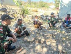 Peduli Perbatasan, TNI Satgas Pamtas Bagikan Wawasan Kesehatan di TTU