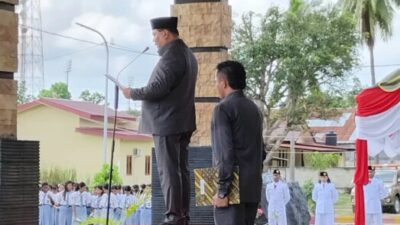 Wabup Henri Melki Simu Pimpin Upacara Peringatan Hari Pahlawan di Mapolres Malaka
