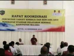 Pemkab Malaka Gelar Rapat Perumusan Target Kinerja dan Rencana Aksi Standar Minimal