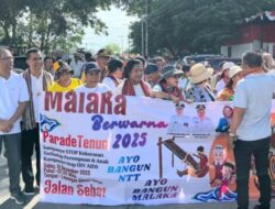 TP PKK Malaka Meriahkan HUT NTT Lewat Jalan Sehat Tenun Ikat, Satukan Budaya dan Gaya Hidup Sehat