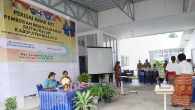 Gerakan Perisai Anak NTT Hadir di Malaka, Pastikan Anak Tidak Tertinggal Imunisasi
