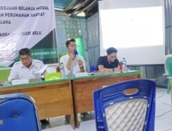 Evaluasi Progres PUPR Malaka, Lorens Haba: Jangan Ulangi Kasus Septic Tank