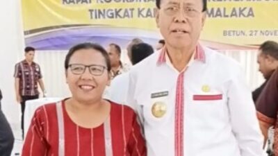 Rakor Lintas Agama di Malaka: Bupati SBS Bercanda Bersama Pendeta Aplonia