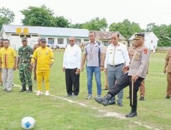 Kapolres Malaka Riki Ganjar Gumilar Motivasi Peserta SSB Berani Bermimpi Jadi Pemain Timnas Indonesia