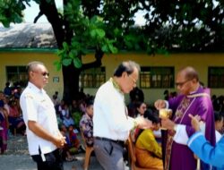 Awali Masa Pra Paskah, Bupati Malaka SBS Hadiri Perayaan Rabu Abu Bersama Umat