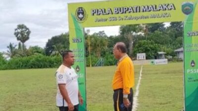 PS Malaka Borong Kemenangan atas SBB Biinmafo, Bupati SBS: Uji Tanding Matangkan Tim Menuju Soeratin Cup