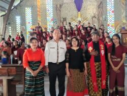 Khidmat dan Menggetarkan, Bupati Malaka Apresiasi Ibadah Jumat Agung Besikama yang Penuh Makna Iman