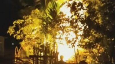 Rumah Milik Warga di Rinhat Malaka Ludes Terbakar, Jagung dalam Rumah Ikut Hangus