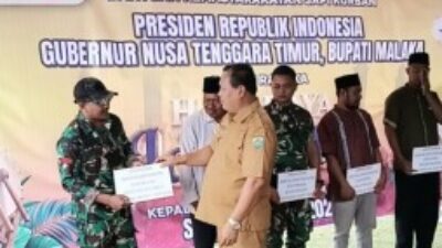 Pemkab Malaka Salurkan 5 Sapi Kurban, Wabup HMS: Wujud Kepedulian dan Kebersamaan Umat