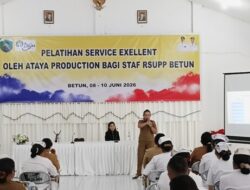 Tingkatkan Mutu Layanan Pasien, RSUPP Betun Gelar Pelatihan Service Excellent Bagi Staf