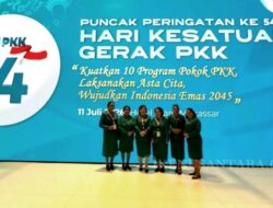 Staf Ahli TP PKK Kabupaten Malaka Hadiri Puncak HKG PKK ke-54, Perkuat Sinergi Wujudkan Indonesia Emas 2045