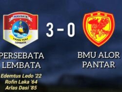 Persebata Lembata Tampil Perkasa Bungkam BMU Alor Pantar 3-0 pada Laga Perdana Soeratin Cup U-17 NTT 2026
