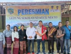 Guru SD Kecil Nekto Terharu, Gedung Sekolah Impian Akhirnya Diresmikan Wabup Malaka Henri Simu