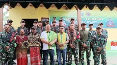 Satgas Pamtas RI-RDTL Bangun Rumah Layak Huni di Malaka, Perkuat Pengabdian untuk Masyarakat Perbatasan