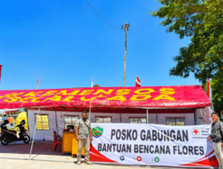 Tak Tunggu Lama Usai Dilantik, Ketua PMI Malaka Langsung Buka Posko Bantuan untuk Flores