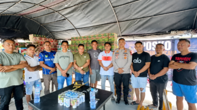 Dari Malaka untuk Flores, Pengusaha dan Polres Galang Bantuan Korban Gempa