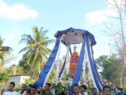 Ina Maria Nai Feto Malaka Kunjungi Lakulo, Ribuan Umat Sambut dengan Haru dan Sukacita Iman