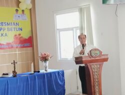 Resmikan Poliklinik, Bupati SBS: RSUPP Betun Simbol Pemerintah, Pelayanan kepada Rakyat Harus Diutamakan