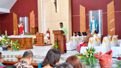 Hibah Rp500 Juta Pemkab Malaka pada 2018 Jadi Bagian Sejarah Pembangunan Gereja Kotafoun