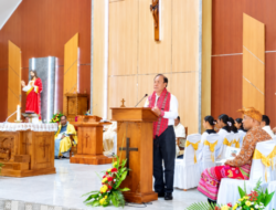 Bupati SBS Ajak Paroki se-Dekenat Malaka Tiru Kotafoun, Gereja Megah Harus Diikuti SDM Berkualitas
